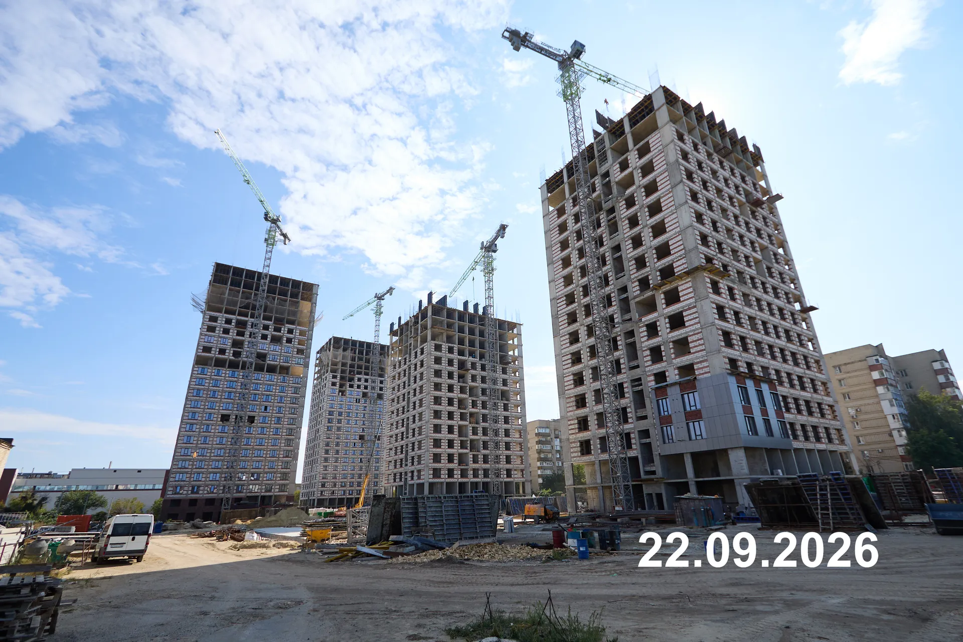 Ход строительства, общая, Сентябрь 2026