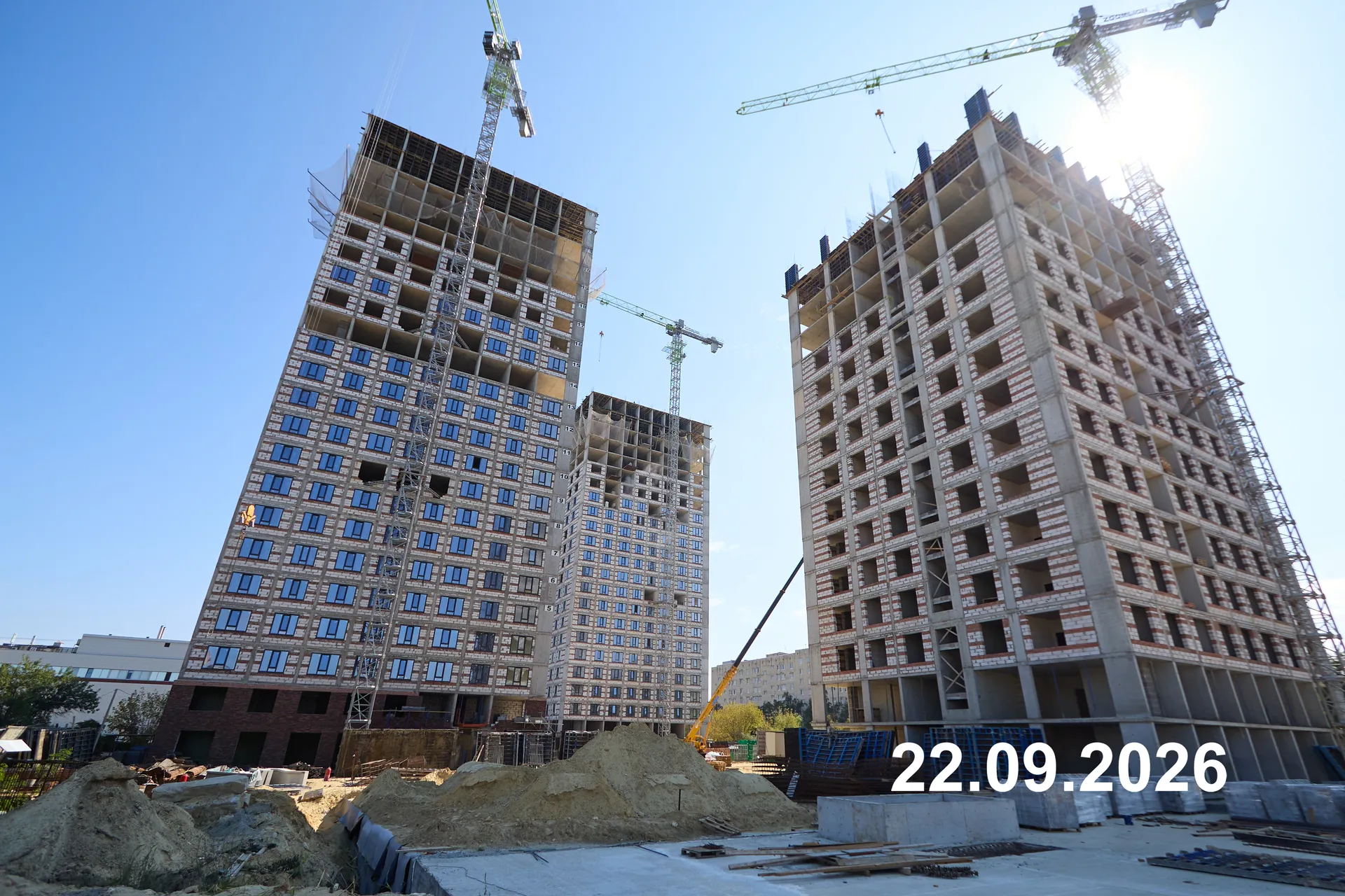 Ход строительства, общая, Сентябрь 2026